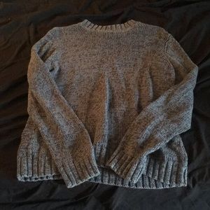 Blue pull over sweater